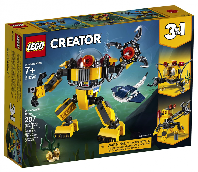 LEGO Creator 3 in 1 31090 Underwater Robot Box