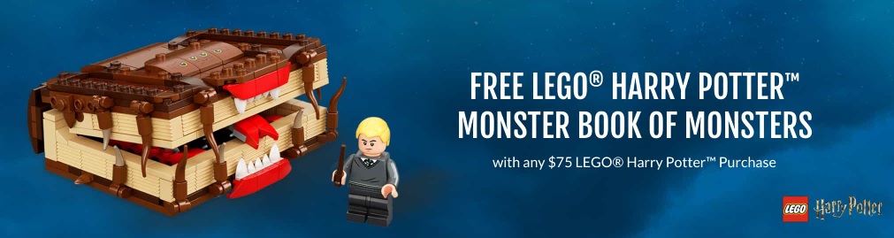 Harry Potter LEGO Sets Come With a Free Monster Book of Monsters