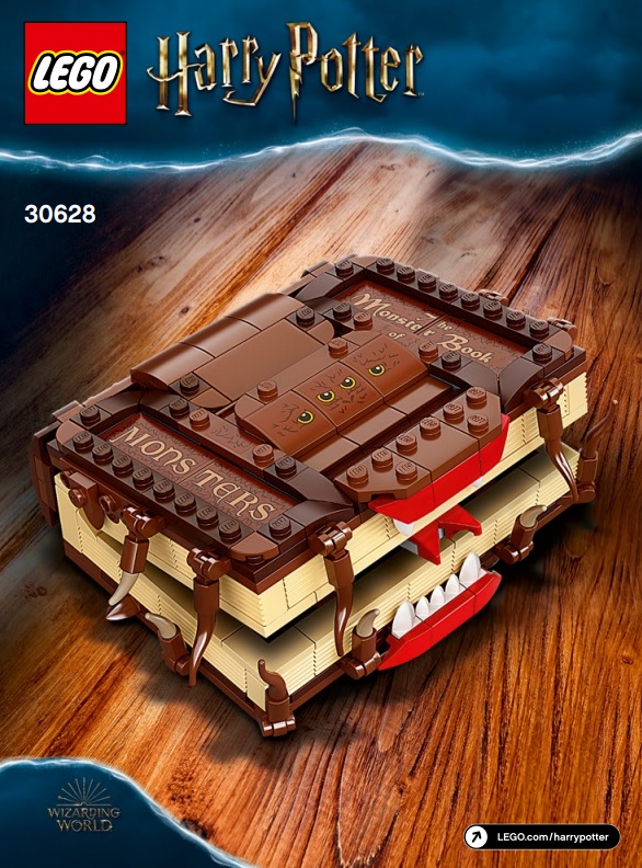 LEGO Harry Potter 30628 The Monster Book of Monsters 2020 Front Cover