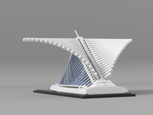 LEGO Ideas Project Creation Milwaukee Art Museum by vidaandras 10 000 Supporters