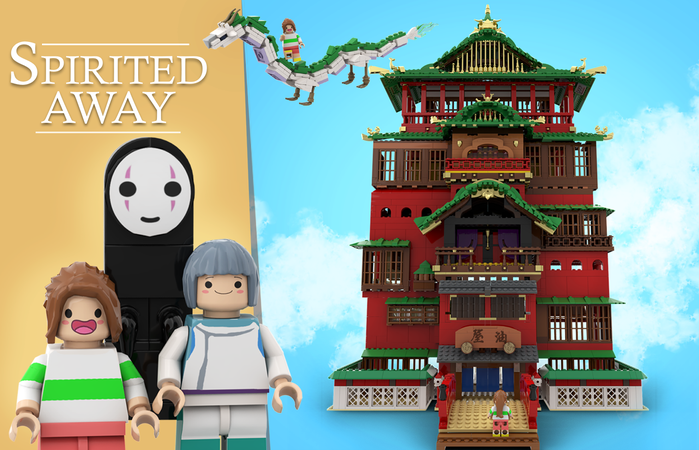 LEGO Ideas Project Creation Spirited Away 10 000 Supporters by legotruman