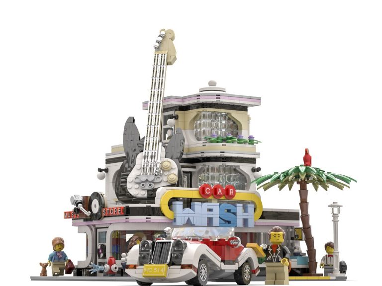 LEGO Ideas Project Creation The Car Wash by Bricky_Brick 10 000 Supporters
