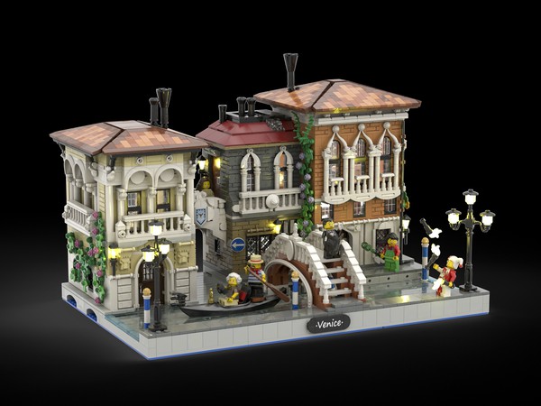 LEGO Ideas Project Creation The Little Venice by Bricky_Brick Achieves 10 000 Supporters