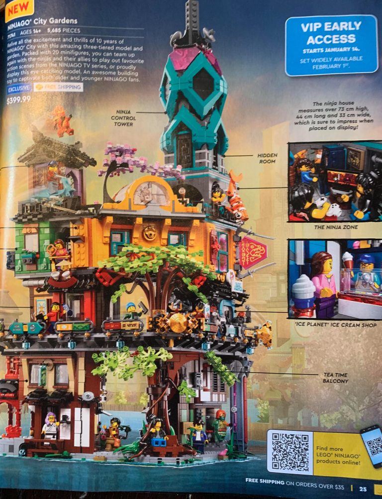 18+ LEGO 71741 Ninjago City Gardens February 2021
