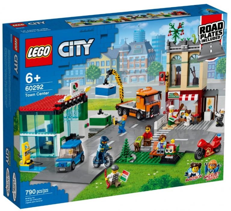 LEGO City 60292 Town Center Box Front 2021 January