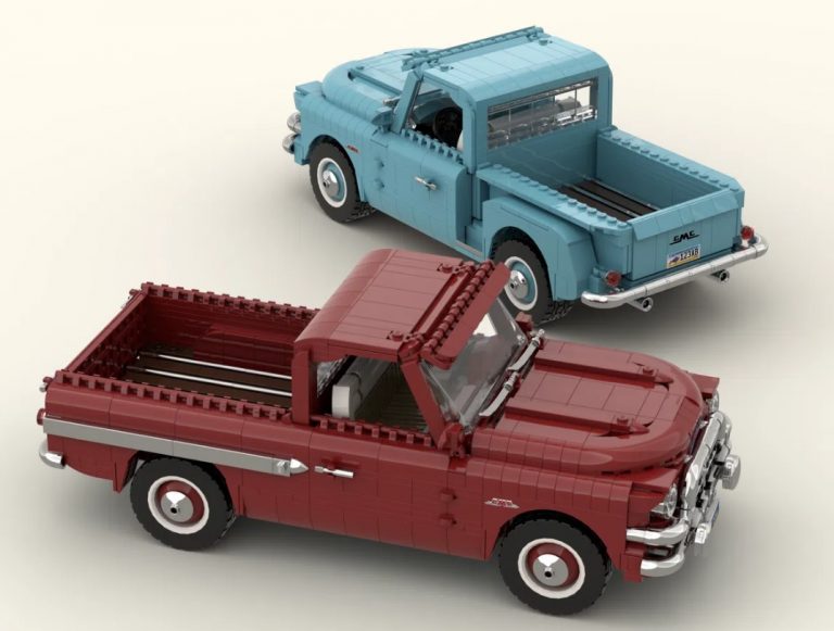 LEGO Ideas Project Creation 10 000 Supporters GMC - Blue Chip 100 [1957] Alternative View by Ing-Manuel