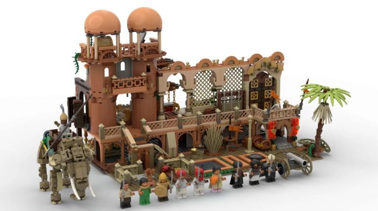 LEGO Ideas Project Creation Indian Palace by Toysnbricks Forum Member SwampLeaper
