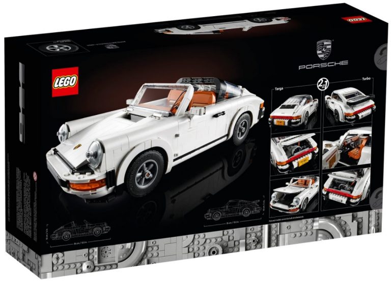 18+ LEGO Creator Expert 10295 Porsche 911 Car Turbo and Targa Back Box March 2021