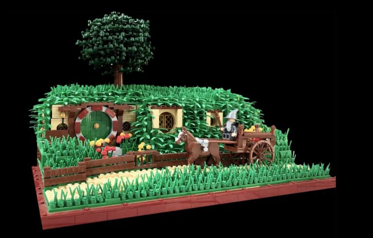 2021 LEGO Ideas Project Creation The Shire, the Hobbithole of Frodo and Bilbo Baggins by TB Brickcreator Achieves 10 000 Supporters