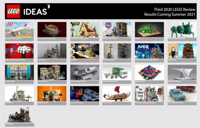 3rd 2020 LEGO Ideas Review Results Summer 2021