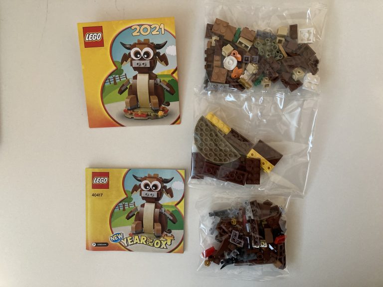 LEGO 40417 Year of the Ox Lunar Chinese New Year 2021 Contents Review Toysnbricks