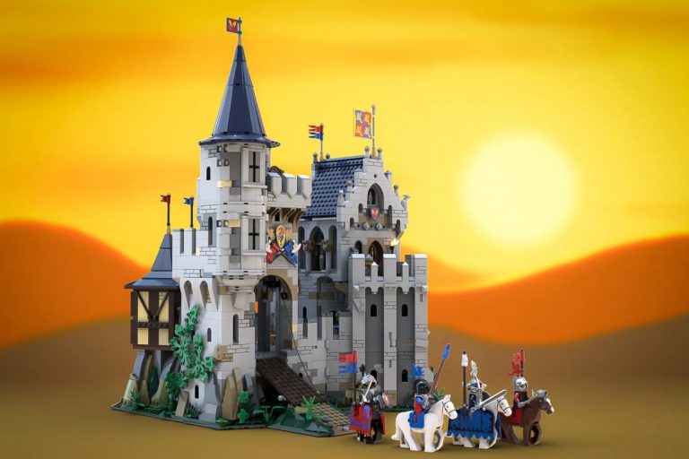 LEGO IDEAS Project Creation Castle of Lord Afol and the Black Knights by SleeplessNight Achieves 10 000 Supporters