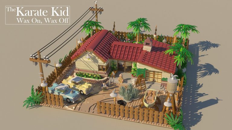 LEGO IDEAS The Karate Kid Wax On, Wax Off Project Creation by Delusion Brick Achieves 10 000 Supporters