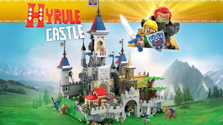 LEGO Ideas Hyrule Castle (The Legend of Zelda) Project Creation by Artem Biziaev Achieves 10 000 Supporters