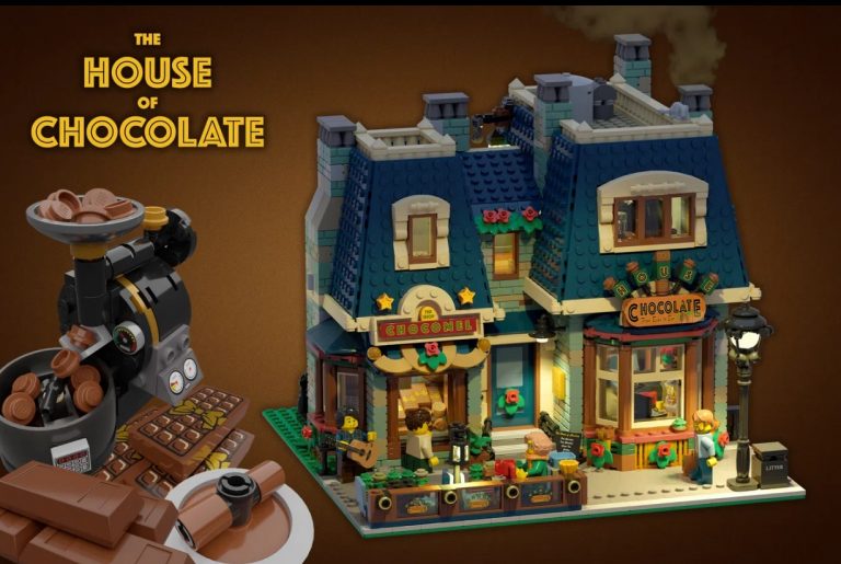 LEGO Ideas Project Creation The House of Chocolate by Lepralego Achieves 10 000 Supporters