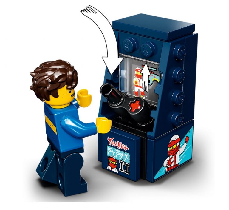 LEGO Ninjago 71741 City Gardens Arcade Machine with Minifigure January 2021
