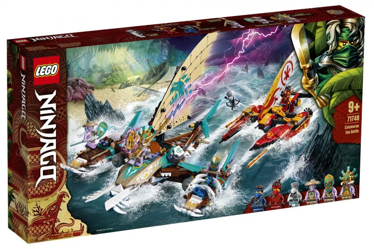 LEGO Ninjago 71748 Catamaran Sea Battle Front Box 2021