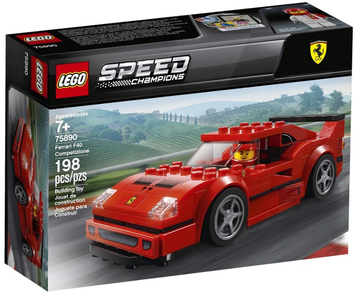 LEGO Speed Champions Ferrari F40 Competizione 75890 Front Box