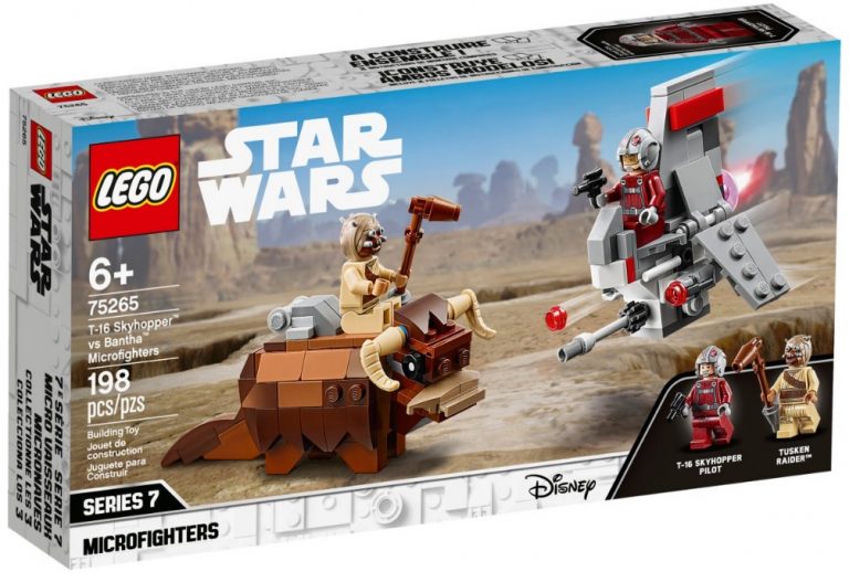 LEGO Star Wars 75265 T-16 Skyhopper vs Bantha Microfighters (Series 7) Box