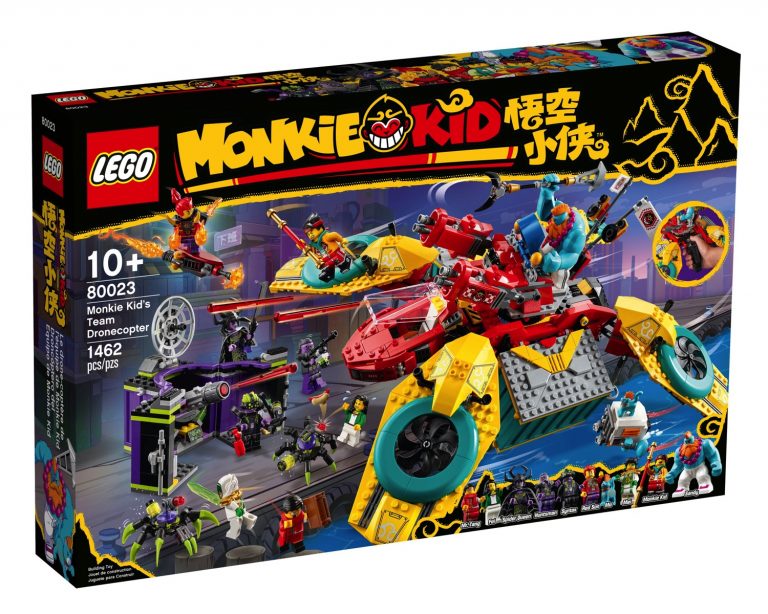 LEGO 80023 Monkie Kid's Team Dronecopter Front Box (March 2021)