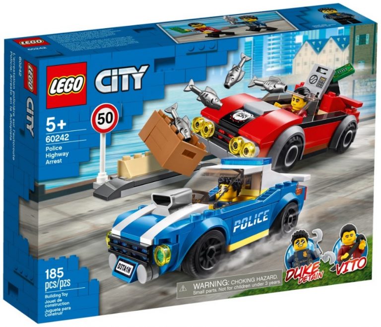 LEGO City 60242 Police Highway Arrest Front Box
