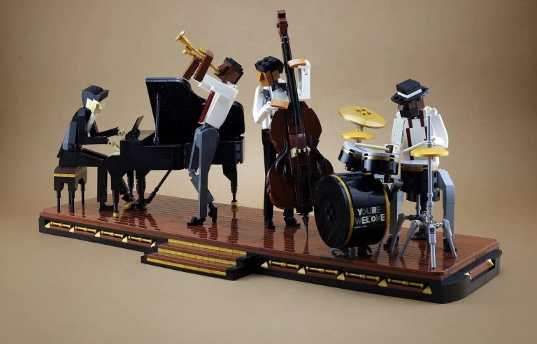 LEGO Ideas Jazz Quartet Project Creation by Hsinwei Chi Achieves 10 000 Supporters