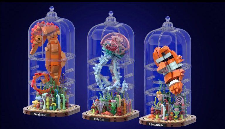 LEGO Ideas Marine Life Project Creation by Brick Dangerous Achieves 10 000 Supporters