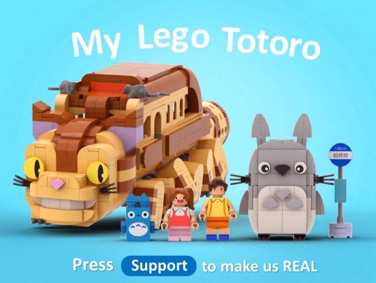 LEGO Ideas My LEGO Totoro (Feat.Cat Bus) by legotruman Achieves 10 000 Supporters