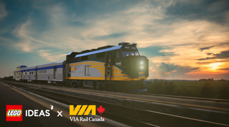LEGO Ideas VIA Rail Canada - The Canadian Project Creation by NickLafreniere1 Achieves 10 000 Supporters