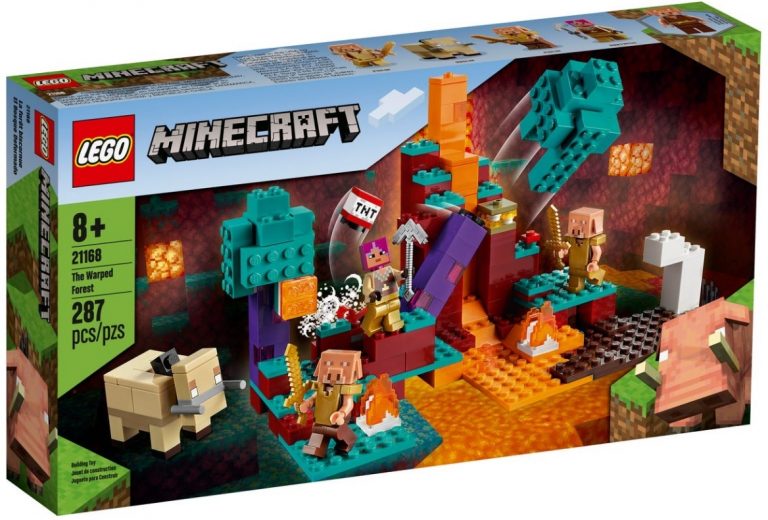 LEGO Minecraft 21168 The Warped Forest Front Box March 2021