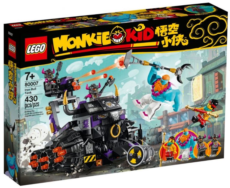 LEGO Monkie Kid 80007 Iron Bull Tank Front Box