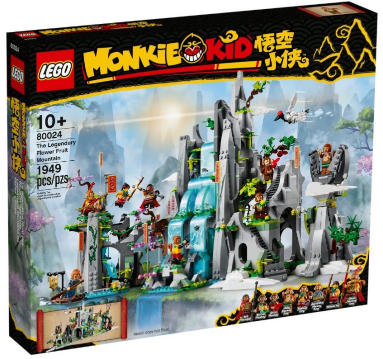 LEGO Monkie Kid 80024 The Legendary Flower Fruit Mountain Box March 2021