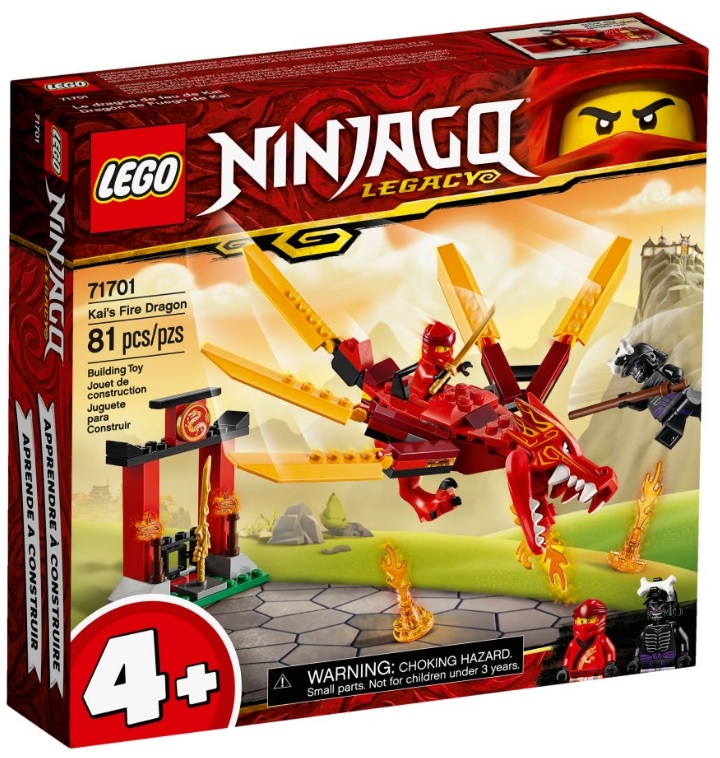 LEGO Ninjago Legacy 71701 Kai's Fire Dragon Box 4+