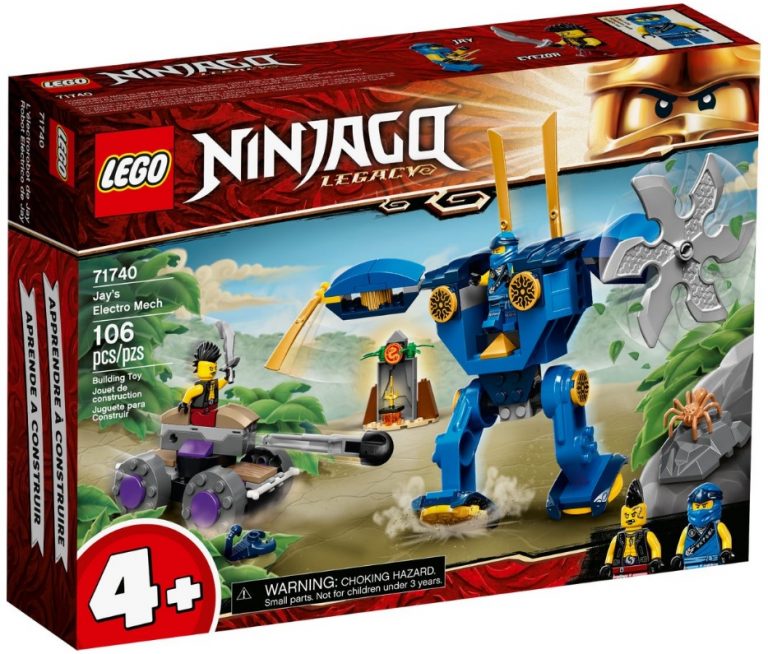 LEGO Ninjago Legacy 71740 Jay's Electro Mech Box March 2021