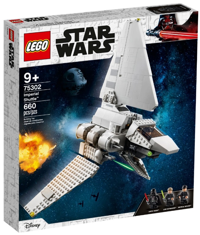 2021 March LEGO Star Wars Imperial Shuttle, Resistance X-Wing, AT-AT vs. Tauntaun Microfighters ...