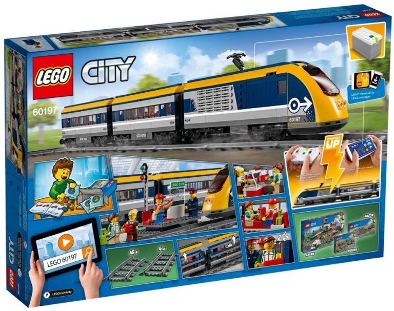 LEGO City 60197 Passenger Train Back Box