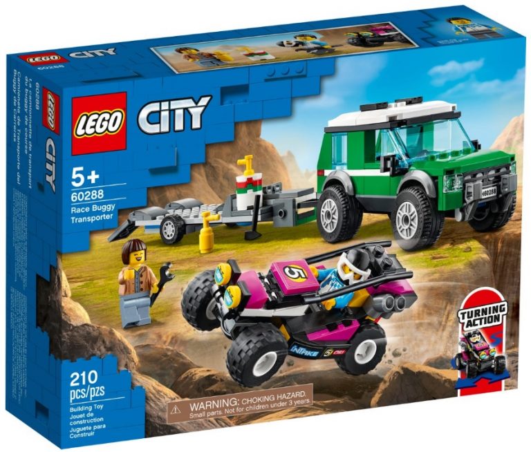 LEGO City 60288 Race Buggy Transporter Front Box 2021
