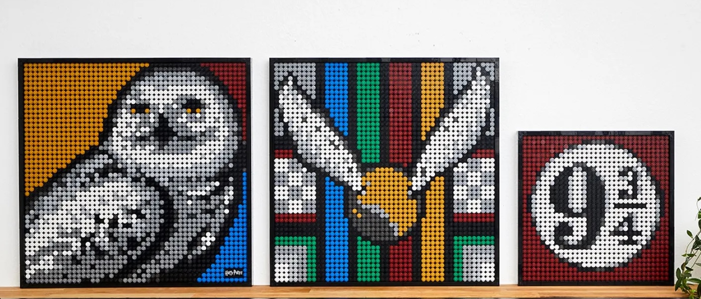 LEGO Art 2021 : les visuels officiels des tableaux 31201 Harry Potter et  31202 Mickey Mouse - HelloBricks