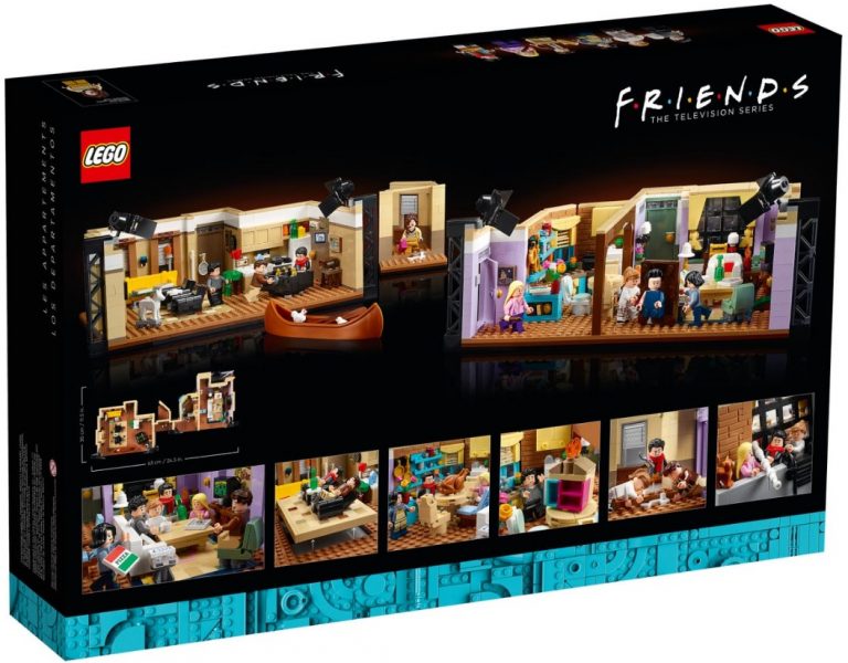 18+ LEGO 10292 The Friends Apartments TV Series Back Box (Summer June 2021)