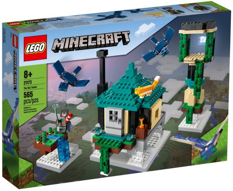 LEGO Minecraft 21173 The Sky Tower Front Box Summer 2021