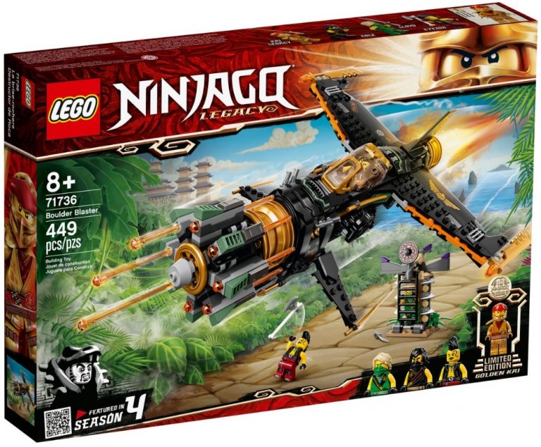LEGO Ninjago 71736 Boulder Blaster Front Box 2021