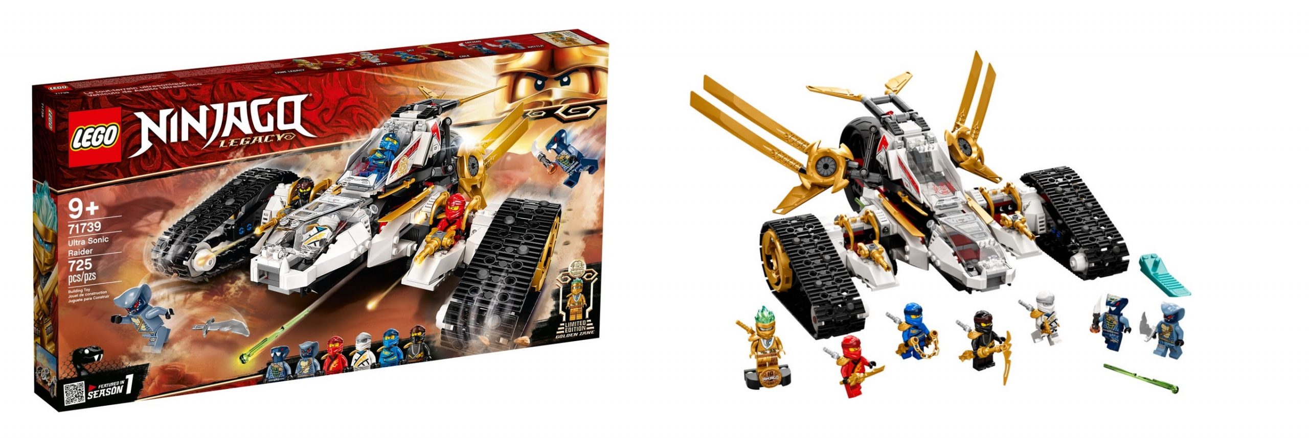 LEGO NINJAGO: Temple of the Endless Sea Underwater Set (71755) Toys - Zavvi  US