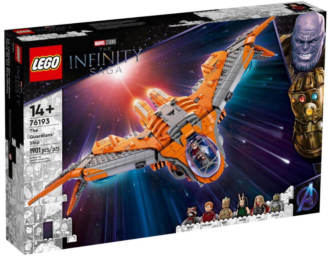 Zavvi USA Combo LEGO Infinity Saga Guardians' Ship & Endgame Final