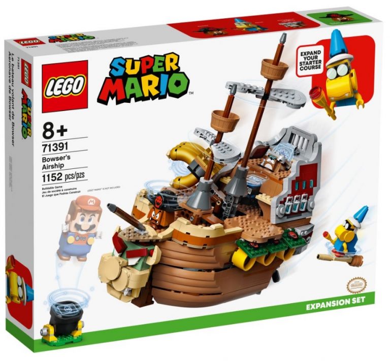 LEGO Super Mario 71391 Bowser’s Airship Expansion Set Front Box (Summer 2021 August)
