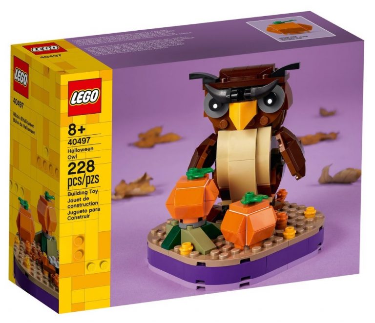 LEGO 40497 Halloween Owl BrickHeadz 2021 Seasonal Front Box