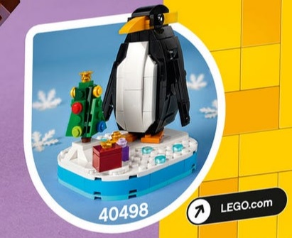 LEGO 40498 Penguin Holiday Christmas 2021 BrickHeadz