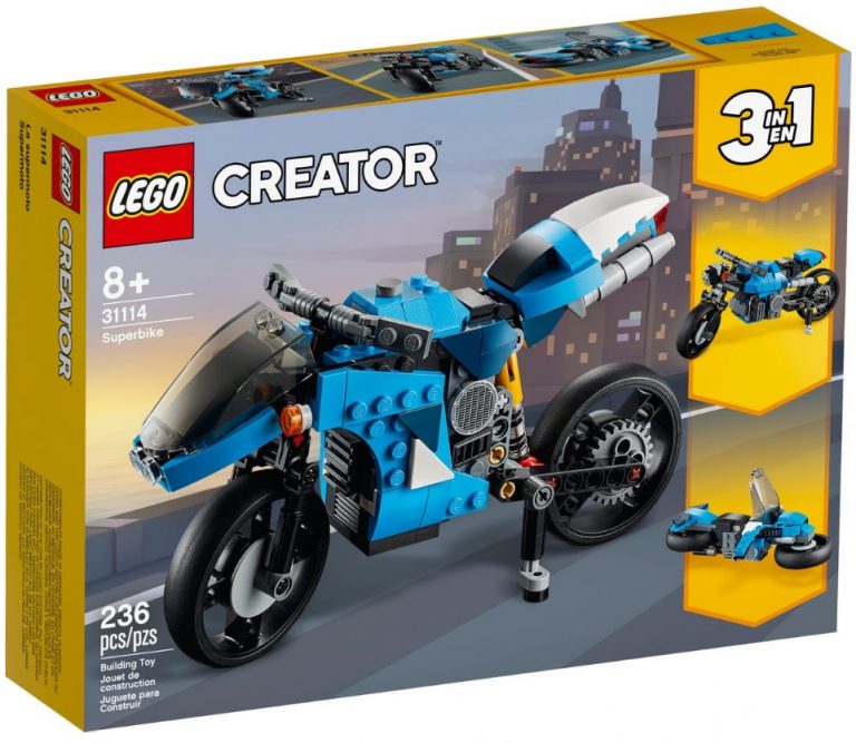 LEGO Creator 3 in 1 31114 Superbike Motorcycle Front Box