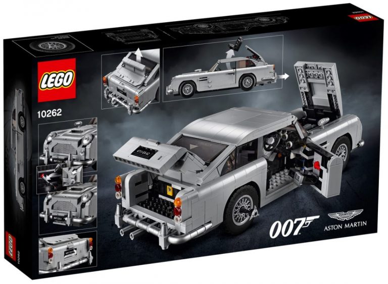 LEGO Creator Expert 10262 James Bond Aston Martin DB5 Car Back Box
