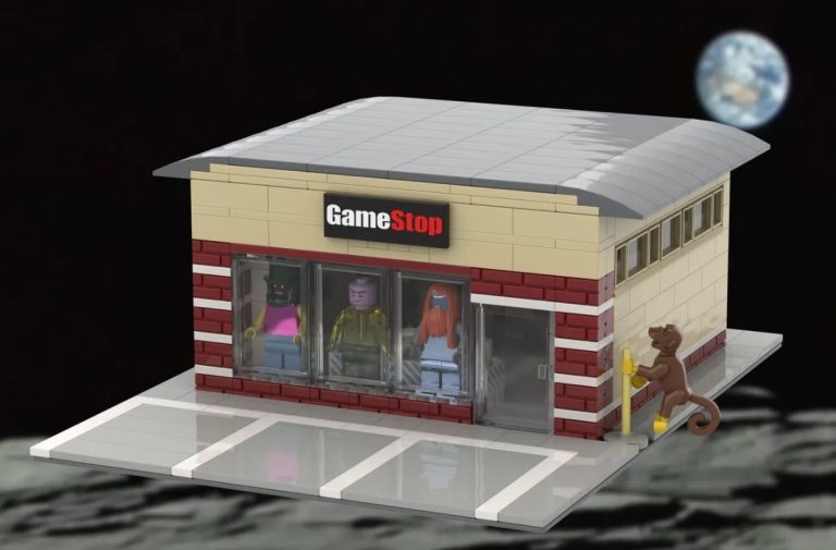LEGO IDEAS Gamestop Classic Shop Project Creation by MCHLN Achieves 10 000 Supporters