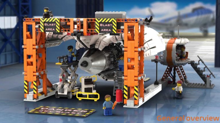 Mini Figure Scale Engine LEGO Ideas Aircraft Engine Workshop Minifigure Scale Project Creation ...